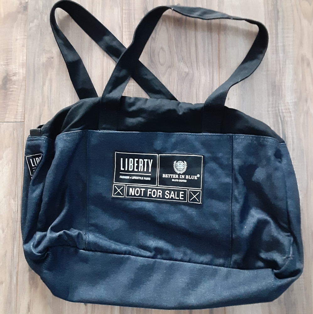 Vintage better in blues denim jeans duffle bag evisu levis rag & bone diesel